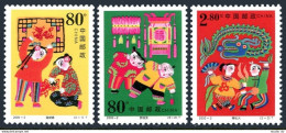 China PRC 3002-3004, MNH. Spring Festivals, 2000. Dragon. - Unused Stamps