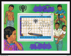 Chad 378,CTO.Michel 860 Bl.76. Year Of Child IYC-1979. - Chad (1960-...)