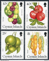 Cayman 714-717, MNH. Mi 748-751. Fruit 1996. Grape, Guava,Cherry,cherry,Tamarind - Iles Caïmans