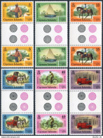 Cayman 437-442 Gutter, MNH. Michel 441-446. LONDON-1980. Mailman,Cat Boat,Wagon, - Kaimaninseln