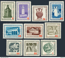 Bulgaria 1139-1148, MNH. Mi 1207-1216. Ancient Architecture; Sculpture, 1961. - Ongebruikt