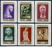 Bulgaria 1920-1925,1926,MNH.Mi 2059-2064,Bl.30. Modern Bulgarian Sculpture,1970. - Nuovi