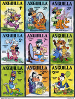 Anguilla 434-442,443,MNH.Michel 432-440,Bl.37.Easter 1981,Walt Disney Characters - Anguilla (1968-...)