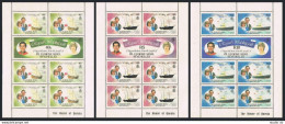 Zil Elwannyen Sesel 23-28 Sheets,MNH.Mi 23-28 Klb. Charles-Diana Wedding,1981. - Seychelles (1976-...)