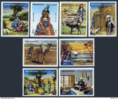 Yemen AR 411-418,419-420,MNH. Mi 1777-1784,Bl.231-232. Folk Costumes 1983.Camel. - Yemen