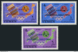 Yemen Kingdom 179A-181A,179B-181B,Bl.23a,MNH.ITU-100,1965.Gemini V.Cooper,Conrad - Yémen