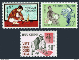 Viet Nam South 425-427, MNH. Michel 503-505. Ancient Letter Writing Art, 1972. - Vietnam