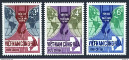 Viet Nam South 278-280, MNH. Mi 355-357. The Help 1966. Loading Hook And Globe. - Viêt-Nam