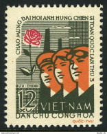 Viet Nam 208, MNH. Michel 214. National Heroes Of Labor Congress. Rose. - Vietnam
