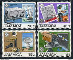 Jamaica 563-566, MNH. Mi 571-574. World Communication Year WCY-1983. Satellite, - Jamaique (1962-...)