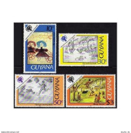 Guyana 302-305,MNH.Michel 565-568. IYC-1979 Year Of Children Drawings. - Guyana (1966-...)