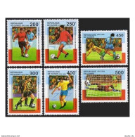 Guinea 1443-1448, 1449, MNH. World Soccer Cup France-1998. - Guinée (1958-...)