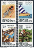 Grenada Gren B1-B4, B5, MNH. Mi 812-815, Bl.119. Olympics Seoul-1988. Marathon.  - Grenada (1974-...)
