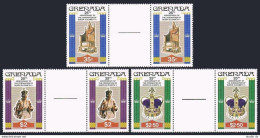 Grenada 873-875 Gutter, MNH. Michel 915-917. QE II Coronation, 25, 1978. - Grenada (1974-...)