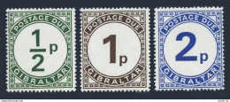 Gibraltar J4-J6, MNH. Michel D4-D6. Due Stamps 1971. - Gibilterra