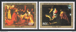 Gabon C202-C203, MNH. Michel 614-615. Christmas 1977. Peter Paul Rubens. - Gabun (1960-...)