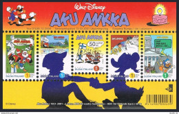 Finland 1150 Ae Sheet, MNH. Donald Duck Comics In Finland, 50th Ann. 2001. - Nuevos