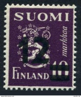 Finland 275, MNH. Michel 348. Arms Of Republic, New Value 1948. - Nuevos