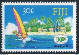 Fiji 583, MNH. Michel 577. EXPO BRISBANE-1988. Windsurfing. - Fidji (1970-...)