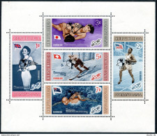 Dominican Rep B25a,CB15a Perf,imperf,MNH. 1959.IGY-1957.Olympics Melbourne-1956. - Dominicaine (République)