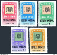 Dominican Rep 615-617,C142-C143,617a, MNH. Mi 857-861,Bl.35. Postage Stamps-100. - Dominique (1978-...)
