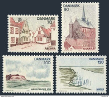 Denmark 576-579,MNH. 1975.Watchman Square,Haderslev Cathedral,Mogeltonder Polder - Ungebraucht