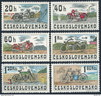 Czechoslovakia 2018-2023, MNH. Michel 2272-2277. Motorcycles, 1975. - Ongebruikt