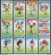 Nicaragua 869-875, C712-C716, MNH. Michel 1538-1547. Soccer Players 1970. - Nicaragua