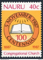 Nauru 340, MNH. Michel 339. Congregational Church, Centenary, 1987. - Nauru