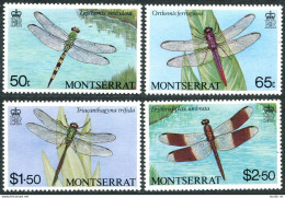 Montserrat 493-496, MNH. Michel 503-506. Dragonflies 1983. - Montserrat