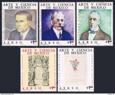 Mexico C513-C517 Block/4,MNH.Mi 1478-1482. Art & Science, 1975 .Medical History, - Mexiko