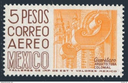 Mexico C296, MNH. Michel 1160-II. Air Post 1966. Queretaro, Architecture. - Mexique