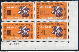 Mexico C269 Block/4.MNH.Mi 1127. Latin American Free Trade Association, 1963. - México