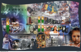 Mexico 2177 Sheet,MNH. The 20th Century,Education.2000. - México