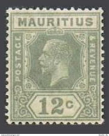 Mauritius 188,MNH.Michel 182. King George V,1922. - Mauricio (1968-...)