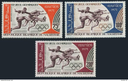 Mauritania C121-C123,MNH.Michel 438-440. Olympics Munich-1972:Hurdles. - Mauretanien (1960-...)