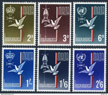 Malta 303-308,MNH.Michel 292-297. Malta's Independence,1964.Dove,Cross,Crown. - Malte