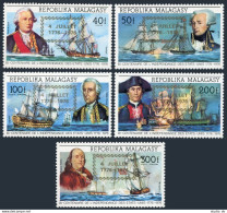 Malagasy 564-565, C164-C166,C167, MNH. US-200.4 JULLET 1776-1976 Gold Overprint. - Madagaskar (1960-...)