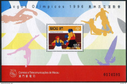 Macao 833, MNH. Michel 872 Bl.38. Olympics Atlanta-1996. Boxing. - Nuevos