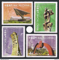 Macao 1032-1035, 1036 Sheet, MNH. Sculptures 2000. - Unused Stamps