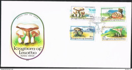 Lesotho 390-393 FDC.Michel 411-414. Mushrooms,1983. - Lesotho (1966-...)