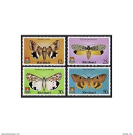 Kiribati 356-359, MNH. Mi 354-357. Butterflies 1980. Achaea Janata, Ethmia, Anua - Kiribati (1979-...)