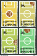 Surinam 378-381, MNH. Michel 584-587. Soccer Association Of Suriname, 50, 1970. - Surinam