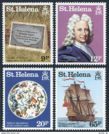 St Helena 456-459, MNH. Mi 446-449. Halley's Comet, 1986. Voyage In The Unity. - St. Helena