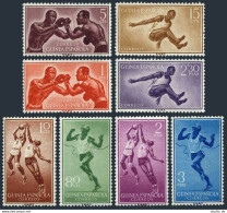 Sp Guinea 350-357,MNH. Mi 341-348. Sports 1958.Boxing,Basketball,Jumping,Runner. - República De Guinea (1958-...)