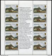 St Helena 342-343 Sheets, MNH. Mi 331-332 Wellington's Visit. Francisco De Goya. - Isla Sta Helena