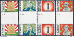 Seychelles 421-424 Gutter,MNH.Mi 426-429. Founding Of Victoria,200th Ann.1978. - Seychellen (1976-...)