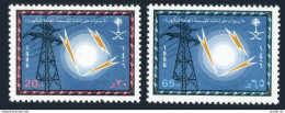 Saudi Arabia 976-977,MNH.Michel 839-840.Establishment For Electric Power,10,1986 - Saudi Arabia