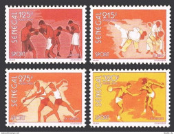 Senegal 1203-1206, MNH. Mi 1420-1423. Sport 1996. Boxing, Judo, Javelin,Discus.  - Sénégal (1960-...)