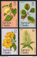 Samoa 562-565,565a, MNH. Christmas 1981. Flowers. Milo Tree Blossom,Copper Leaf, - Samoa (Staat)